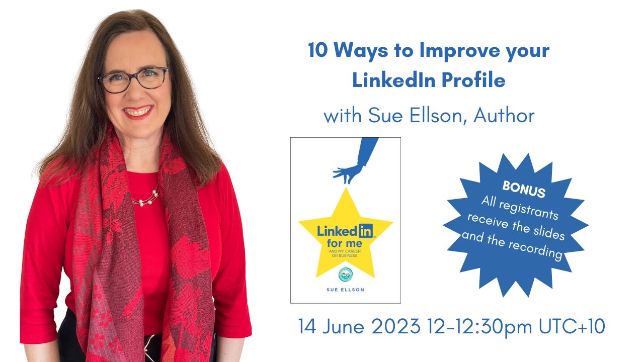 Ways To Improve Your Linkedin Profile Sue Ellson