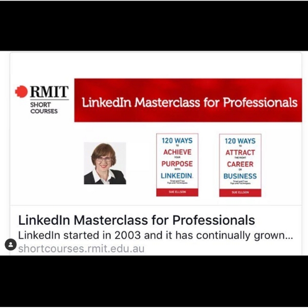 LinkedIn Masterclass for Professionals at RMIT University