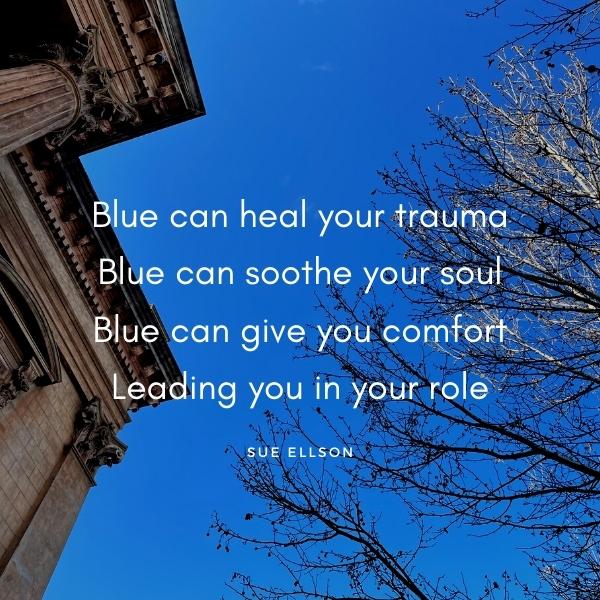Blue Poem By Sue Ellson