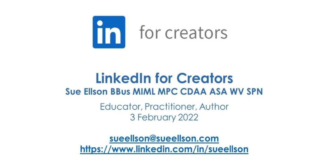 LinkedIn Local Wayne New Jersey LinkedIn For Creators By Sue Ellson