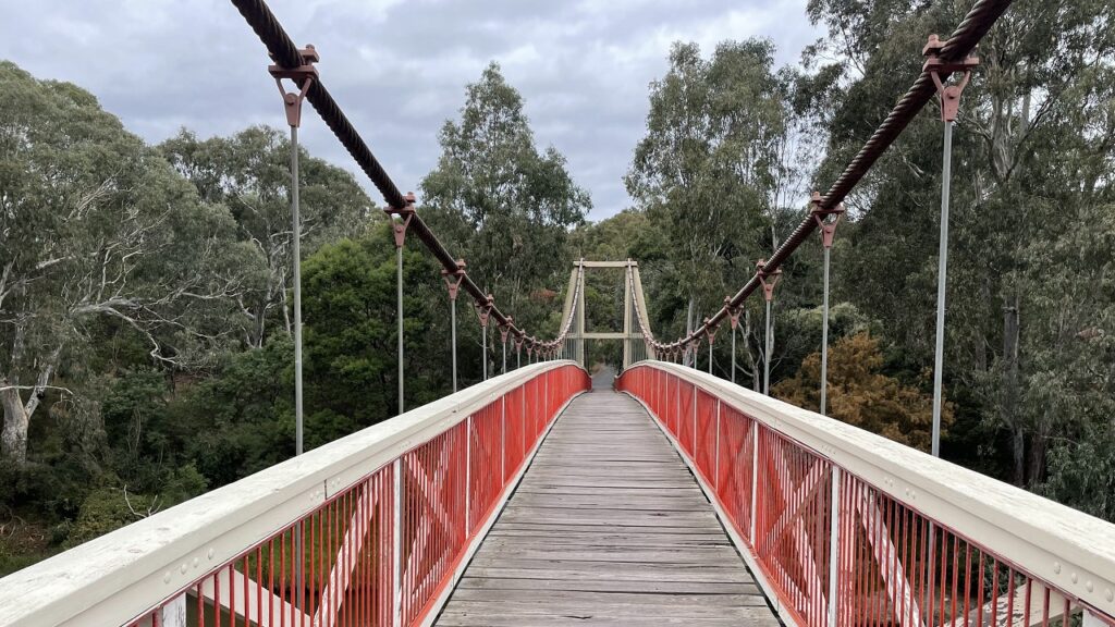 Bridge over Yarra River at Studley Park Melbourne Victoria Australia