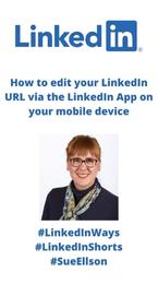 How to edit your LinkedIn URL via the LinkedIn App on your mobile device