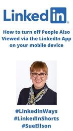 How to turn off People Also Viewed via the LinkedIn App on your mobile device
