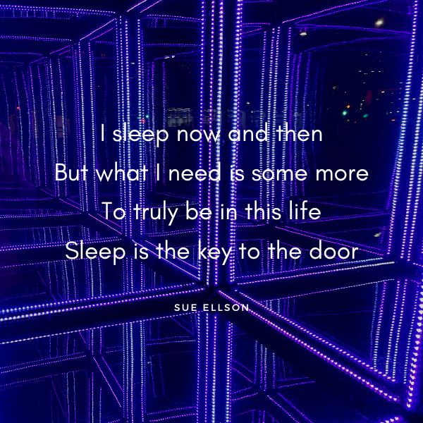 Sleep Poem by Sue Ellson