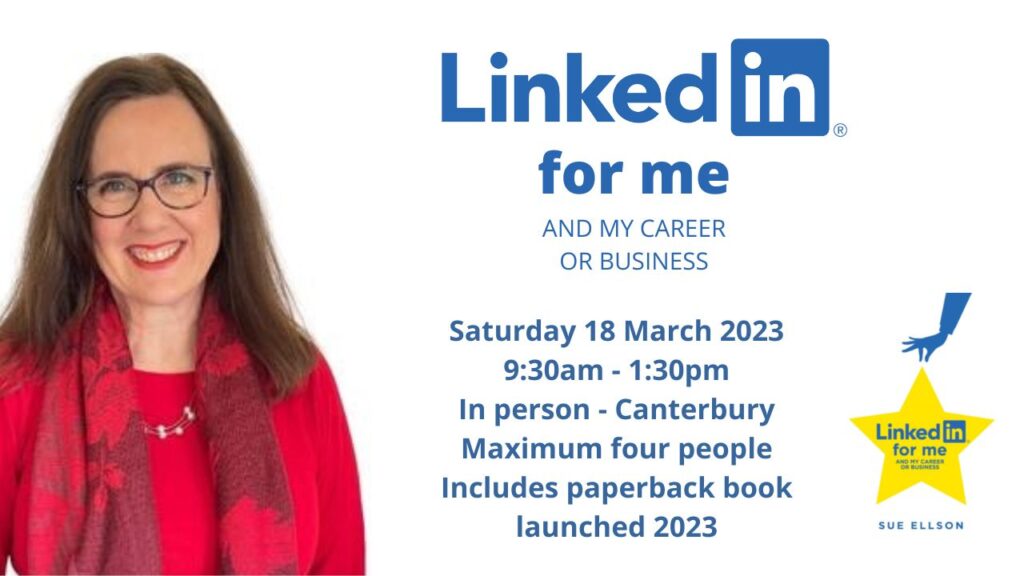 LinkedIn for me and my career or business Workshop Melbourne includes Book
