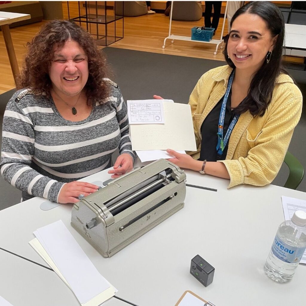 Invisible Libraries Poem By Sue Ellson Braille