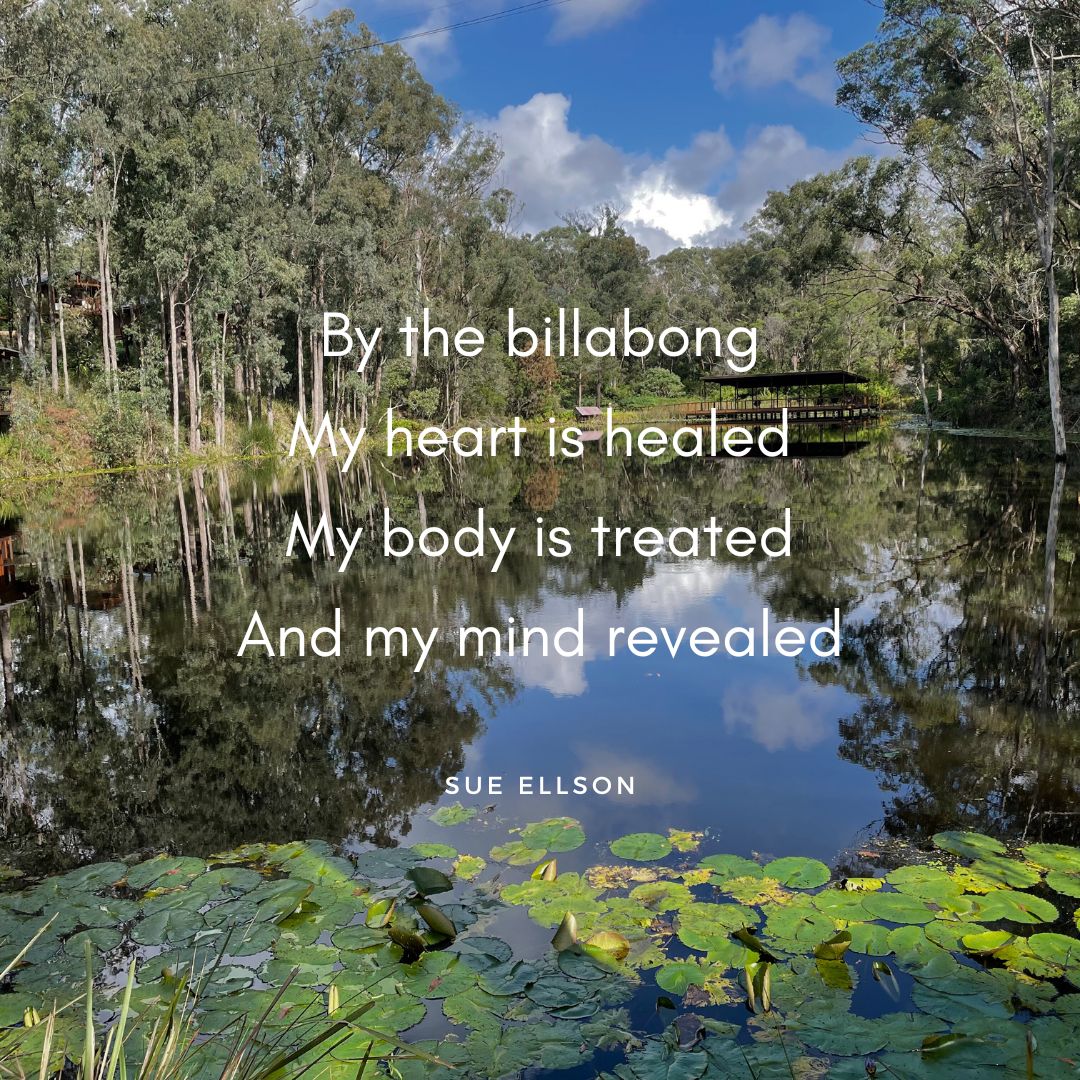 Billabong Retreat Poem By Sue Ellson 41 McClymonts Road, Maraylya, Sydney, NSW 2765