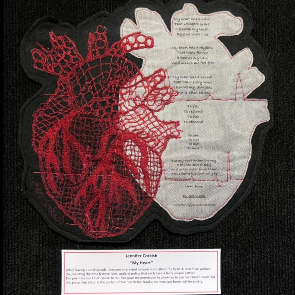 Heart Poem By Sue Ellson Artwork By Jennifer Lancaster