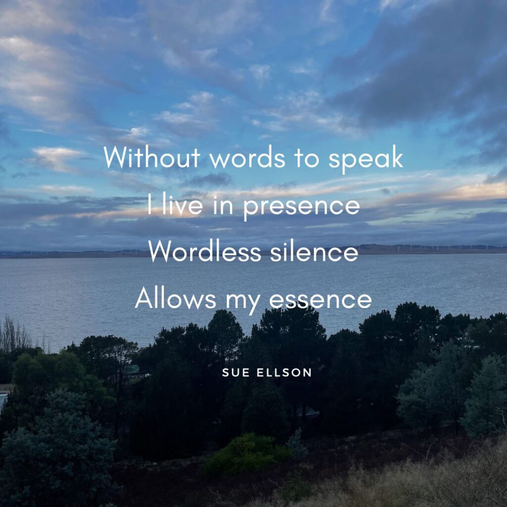 Wordless Poem By Sue Ellson