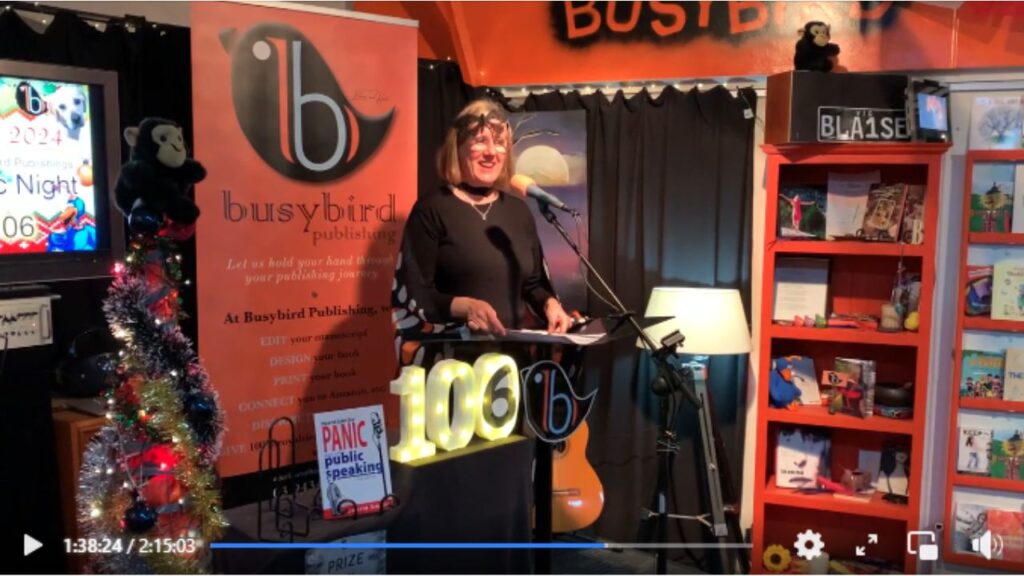 Busybird Publishing Open Mic Night 106 Thank You Message End Of Year Rush and Inspiration Poems