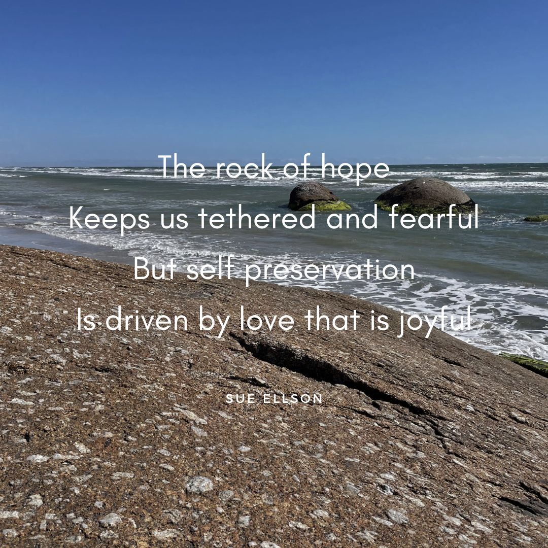 Self Preservation Poem By Sue Ellson