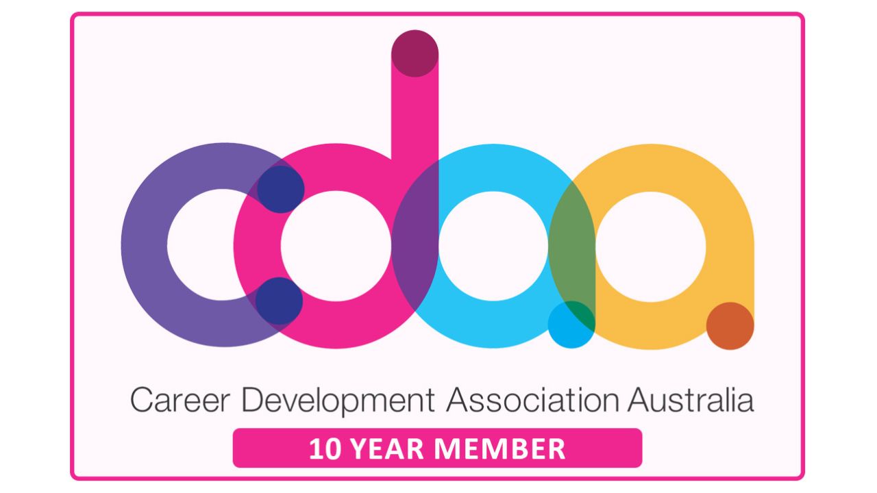 Career Development Association of Australia CDAA Member for 10 Years Sue Ellson