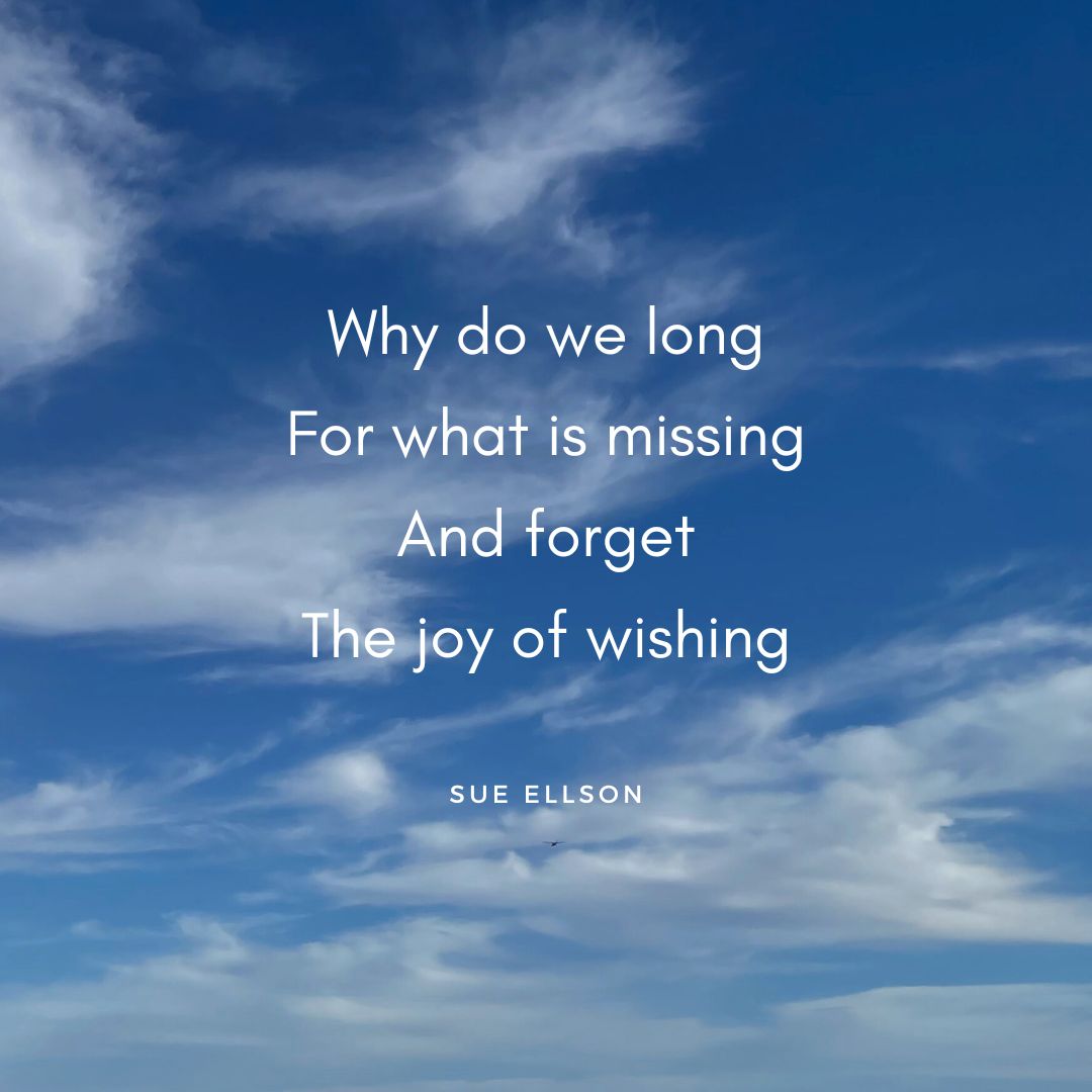 Yearning Poem By Sue Ellson