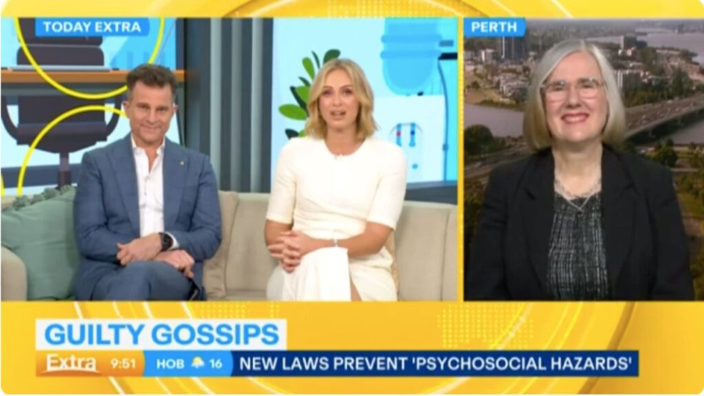 Guilty Gossips Channel 9 Today Extra David Campbell Sylvia Jeffreys and Sue Ellson