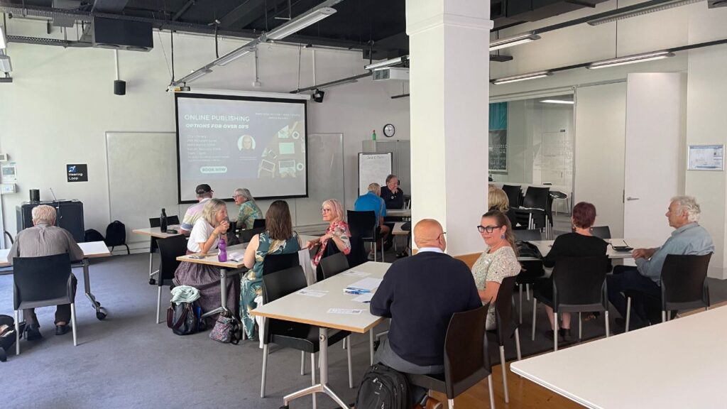 Online Publishing Options For Over 50's at Melbourne City Library with Sue Ellson