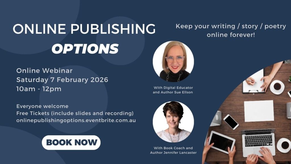 Online Publishing Options with Sue Ellson and Jennifer Lancaster