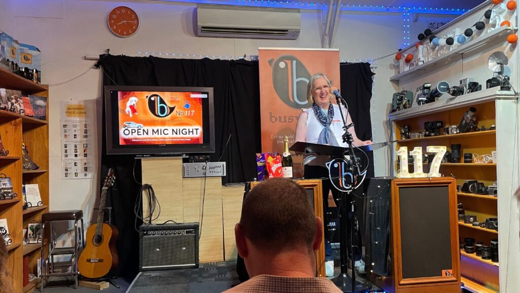 Busybird Publishing Open Mic Night #117 with Sue Ellson