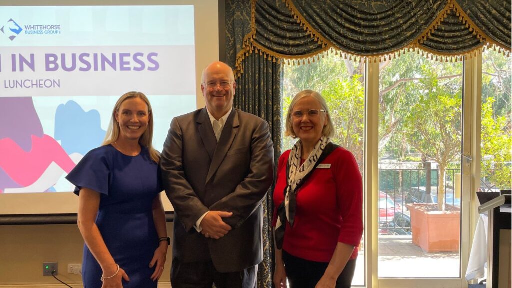 Whitehorse Business Group Women In Business Luncheon Mark Lane Tash Hopkins Sue Ellson