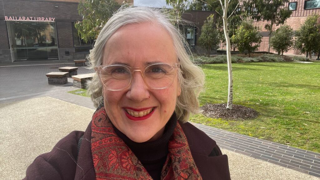 Sue Ellson at Ballarat Library