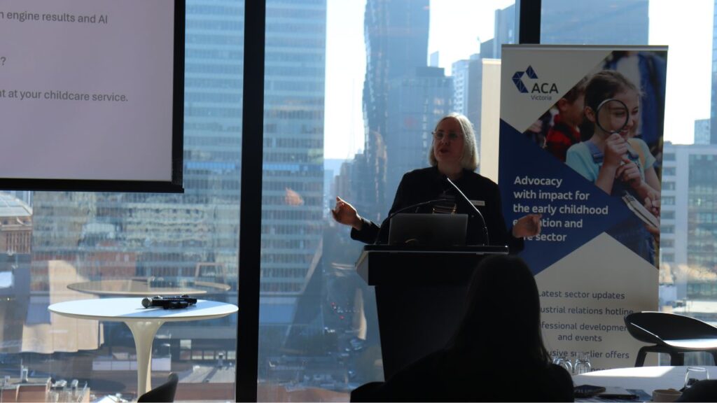 Australian Childcare Alliance ACA Victoria 2026 Leadership Summit Sue Ellson Managing Your Online Reputation