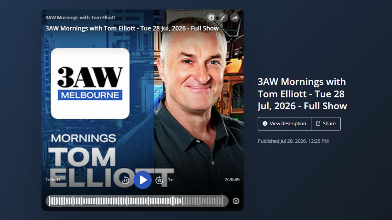 First Job Life Impact 3AW 693AM Radio Melbourne with Tom Elliott and Sue Ellson