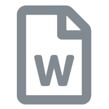 Word Document Icon